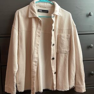 Zara corduroy shacket